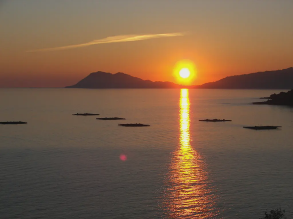 Atardecer en el mar 1