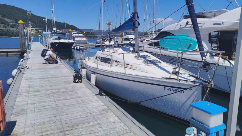 Velero en Domaio 1