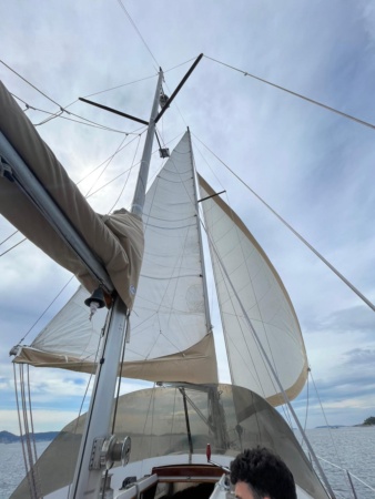 Velero en la Ria de Vigo 4