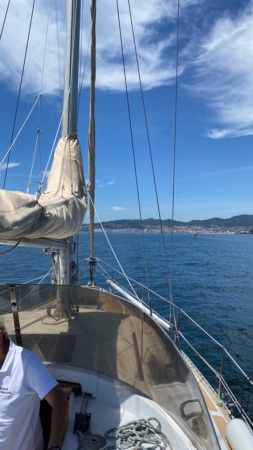Velero en la Ria de Vigo 3