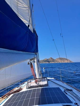 Navegación en velero por la ría de Vigo 2