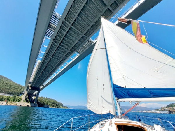 Navegación en velero por la ría de Vigo 9