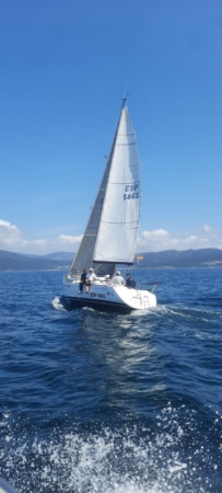 Velero en la Ría de Muros y Noia  3
