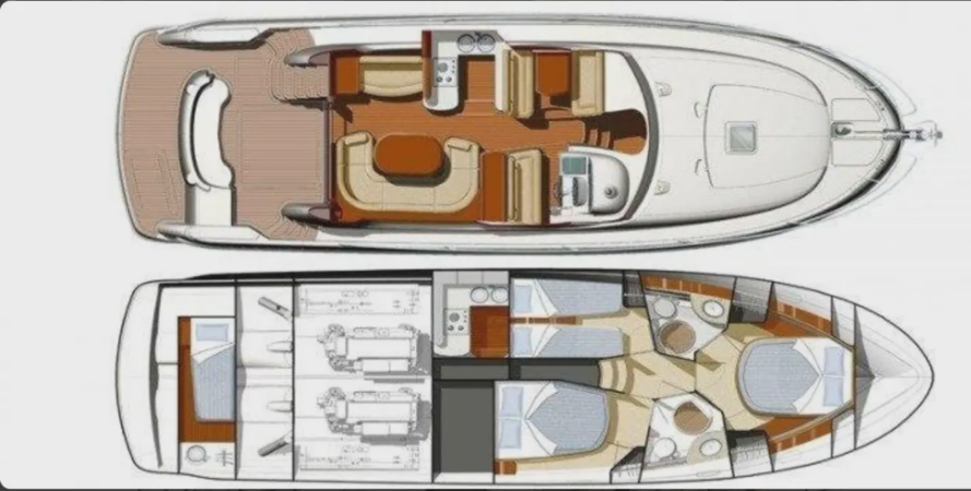 Alquiler yate Jeanneau Prestige 46 con patrón en Vigo 5