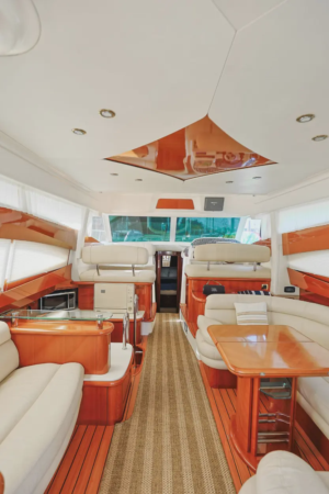 Alquiler yate Jeanneau Prestige 46 con patrón en Vigo 3