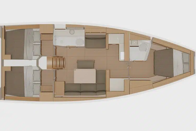 Alquiler del velero Dufour 430 Grand Large "Amodiño" en Baiona. Disfrútalo en grupo o familia hasta 12 personas. 15