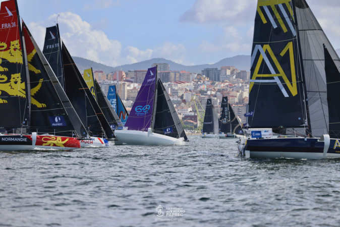Salida privada en barco · Regata La Solitaire du Figaro  1