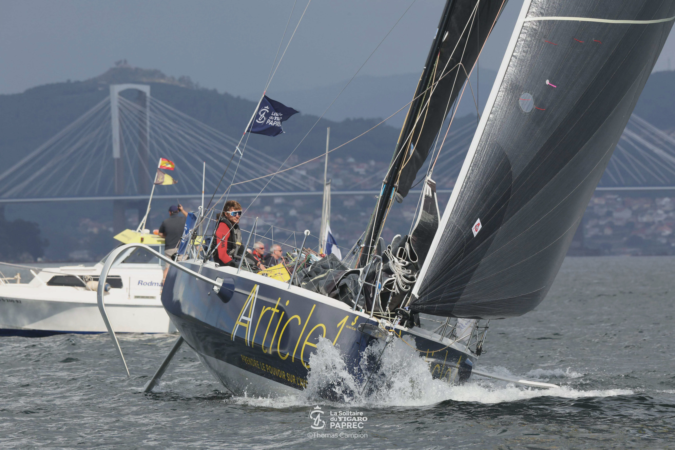 Salida privada en barco · Regata La Solitaire du Figaro  3