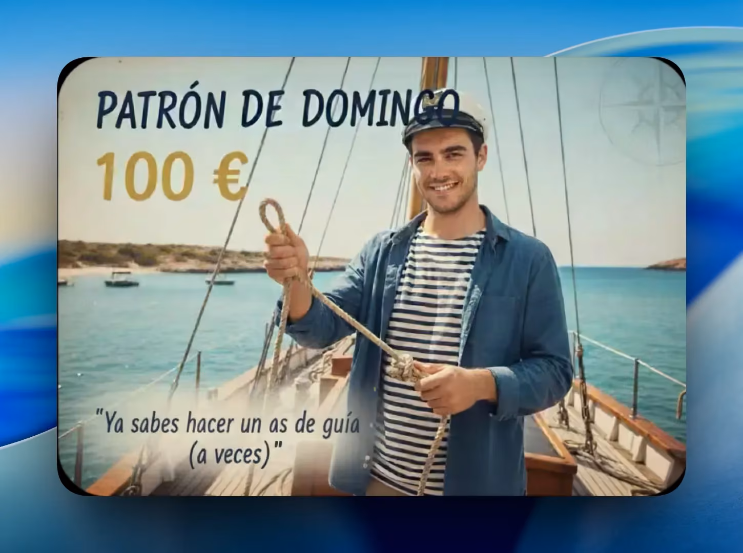 Tarjeta regala un barco — 100 €