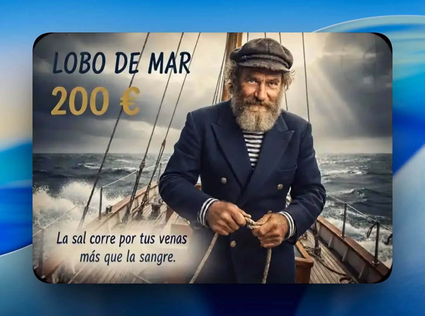 Tarjeta regala un barco — 200 €