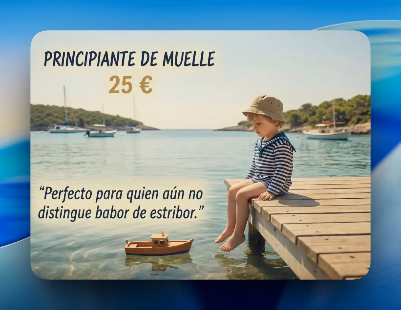 Tarjeta regala un barco — 25 €