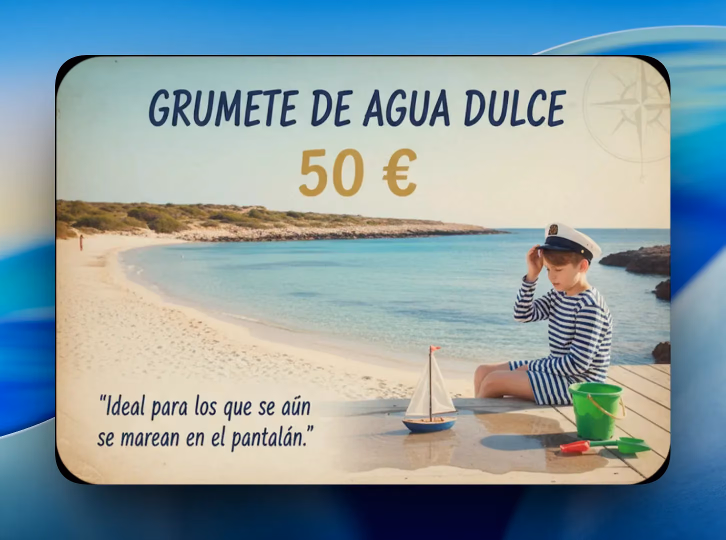 Tarjeta regala un barco — 50 €