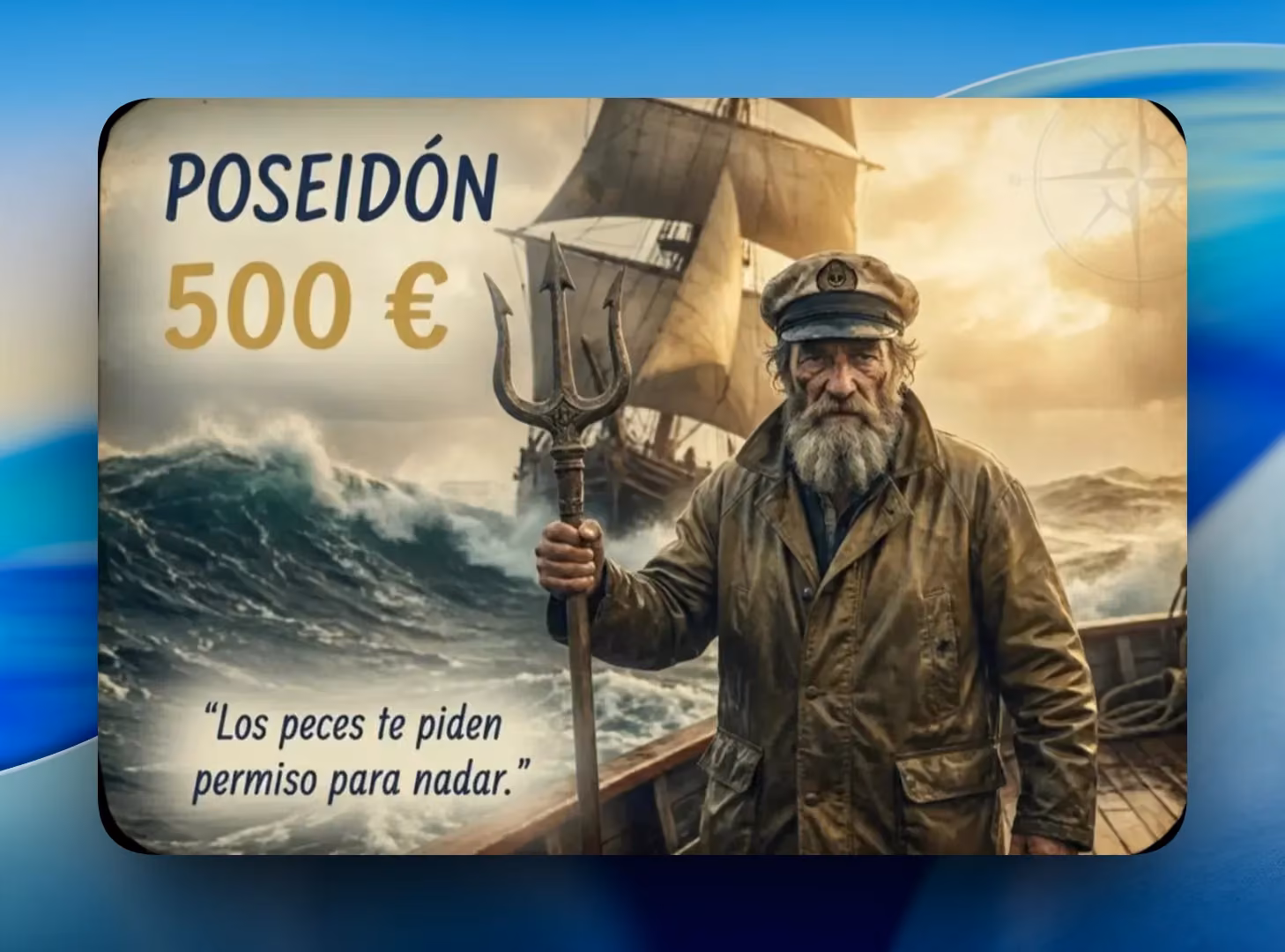 Tarjeta regala un barco — 500 €